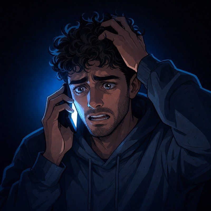 Marcus, illustrated portrait
